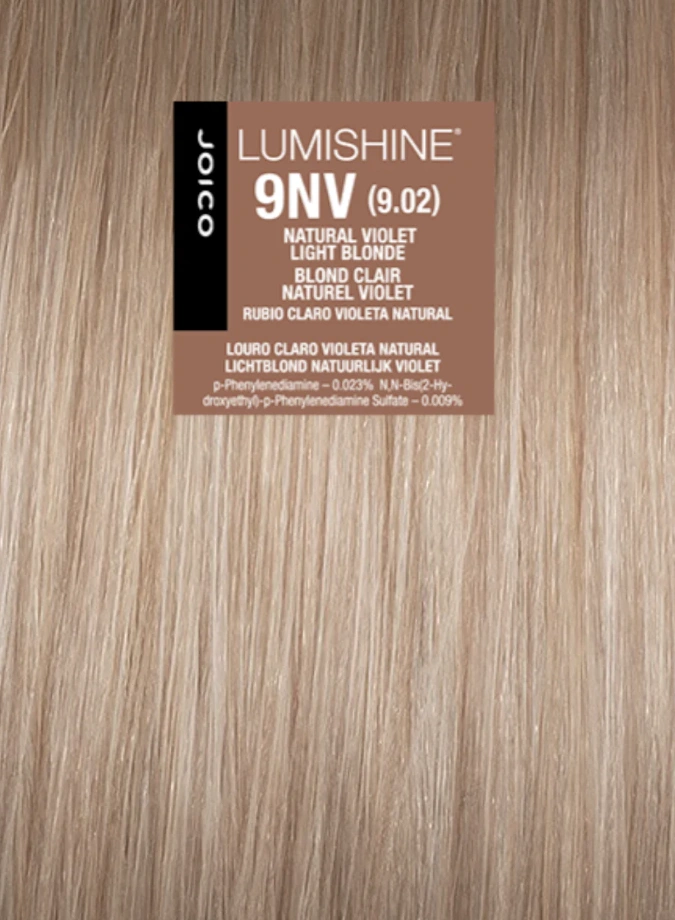 Joico Lumishine Permanent Créme - 9NV (9.02) Natural Violet Light Blonde Hajfesték 74ml főképe